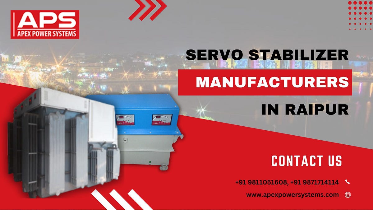 Best Servo Stabilizer Manufacturer in Raipur Apex Power Systems Medium