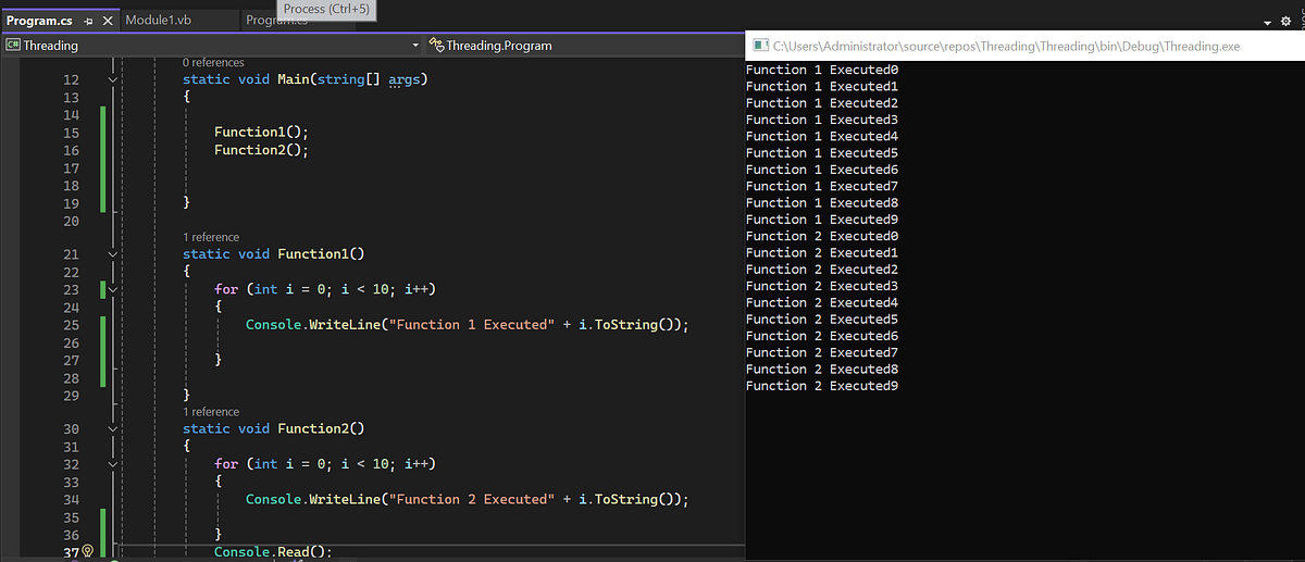 Threads in C. Simply threading means parallel… by Manisha Magdum