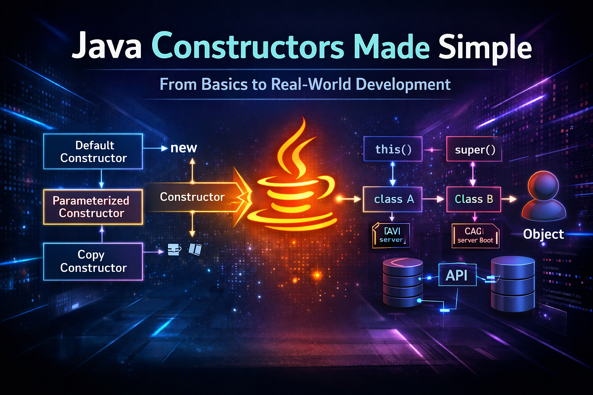 Constructors in Java (Complete Guide with Real Backend Thinking)Java ...