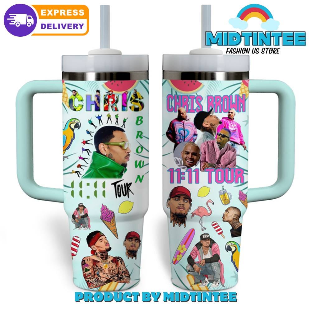 Chris Brown 11:11 Tour Stanley Tumbler | by Midtintee Store | Jun, 2024 |  Medium