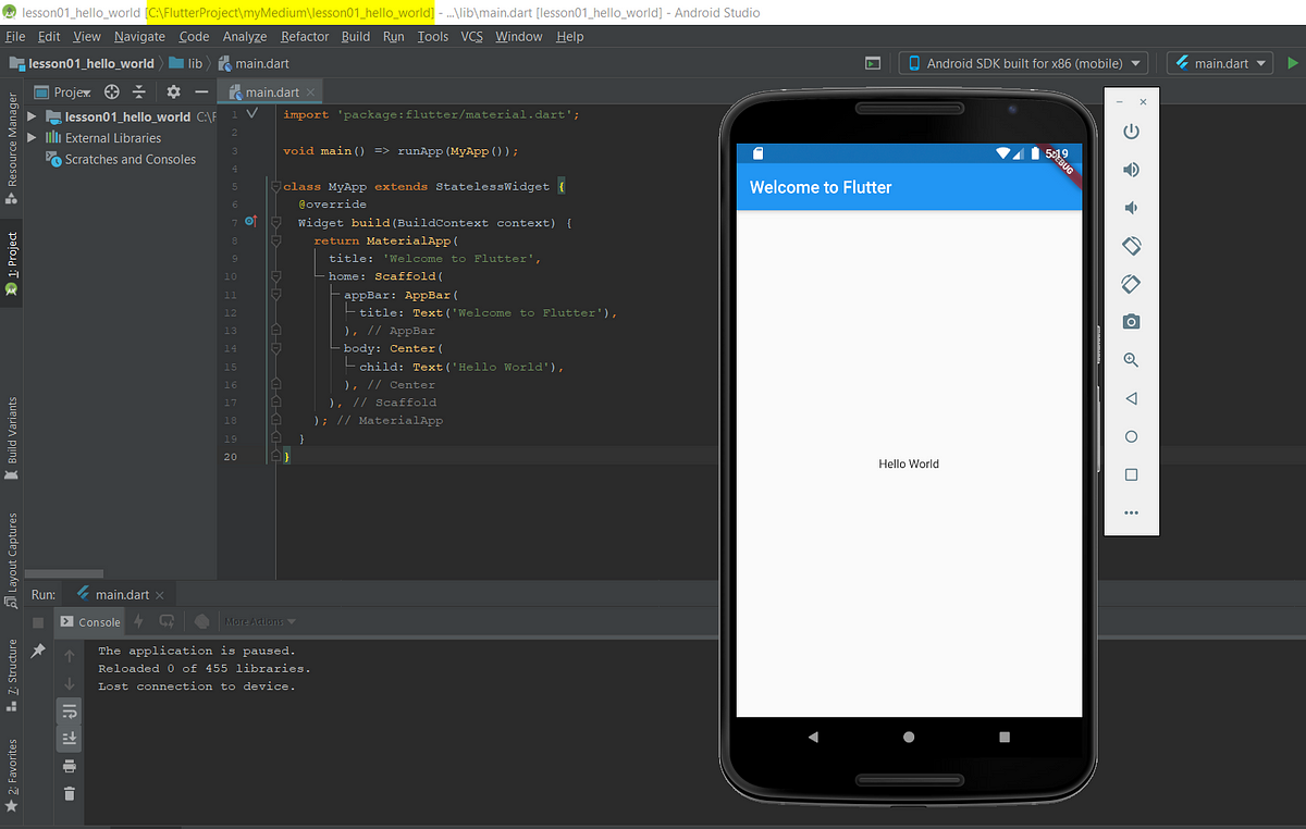 Step By Step Tutorial in Learning Flutter: Renaming Project and Module ...