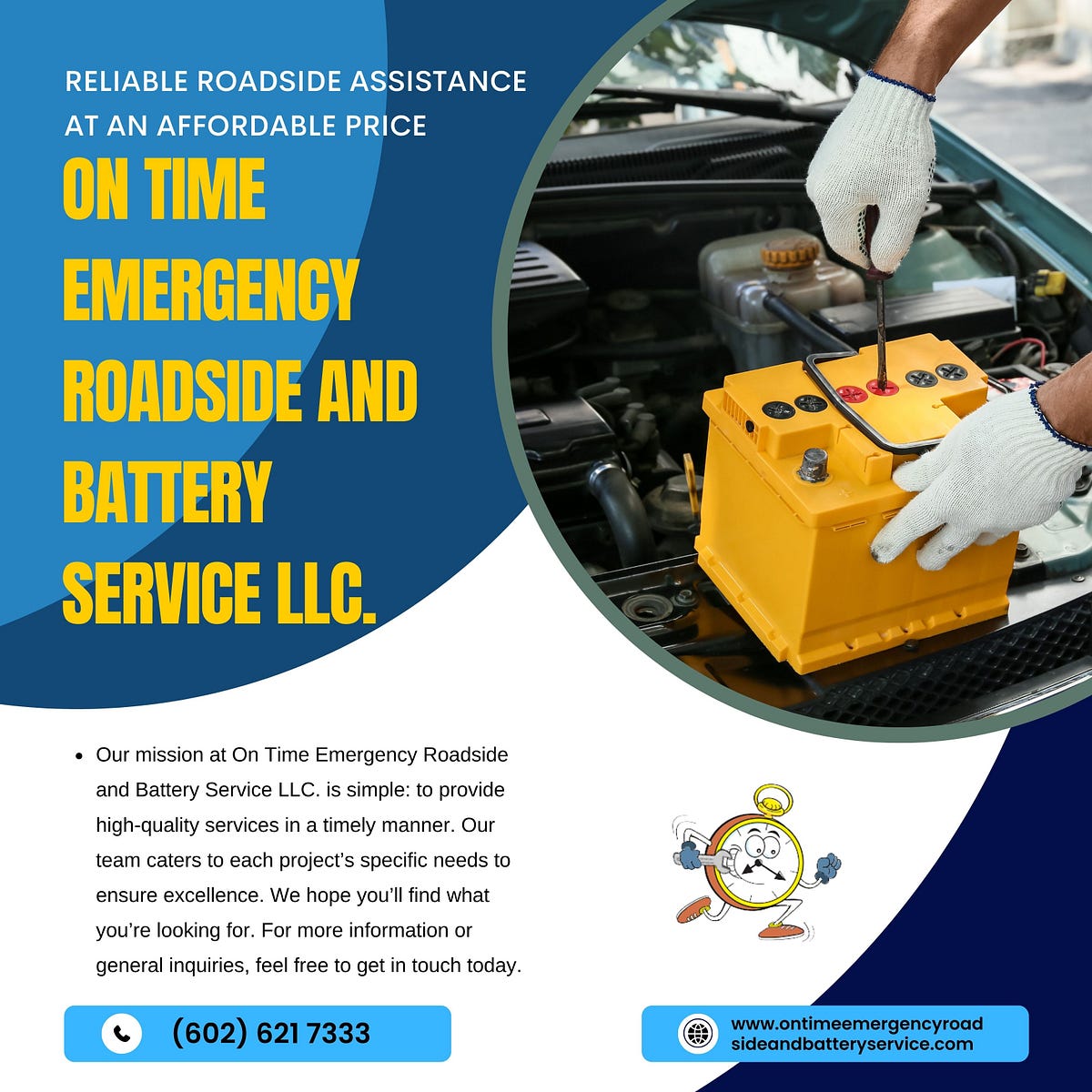 Emergency Tire Change — Glendale, Arizona by On Time Roadside