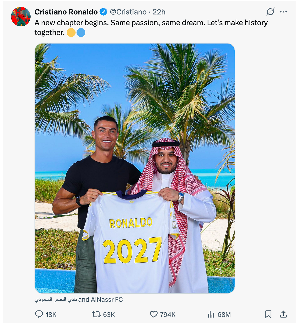 Cristiano Ronaldo’s New Chapter: Al Nassr Until 2027 | by Haseena Baig ...