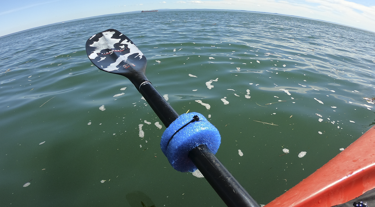 Fixing drip rings on your paddle with a pool noodle Medium