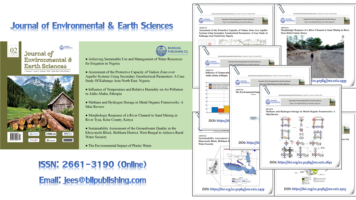 𝑱𝒐𝒖𝒓𝒏𝒂𝒍 𝒐𝒇 𝑬𝒏𝒗𝒊𝒓𝒐𝒏𝒎𝒆𝒏𝒕𝒂𝒍 & 𝑬𝒂𝒓𝒕𝒉 𝑺𝒄𝒊𝒆𝒏𝒄𝒆𝒔 𝑽𝒐𝒍.2, 𝑰𝒔𝒔.2 by Bilingual
