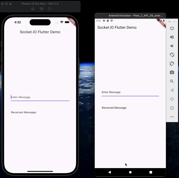 Socket.IO Flutter Demo