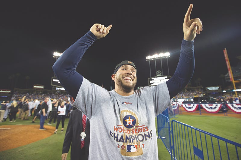 Father of Houston Astros World Series hero George Springer gives