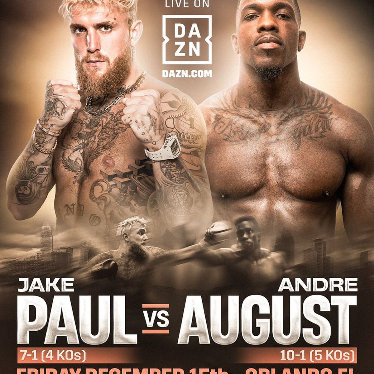 How to watch Jake Paul vs Andre August 2023 TV channel and live stream