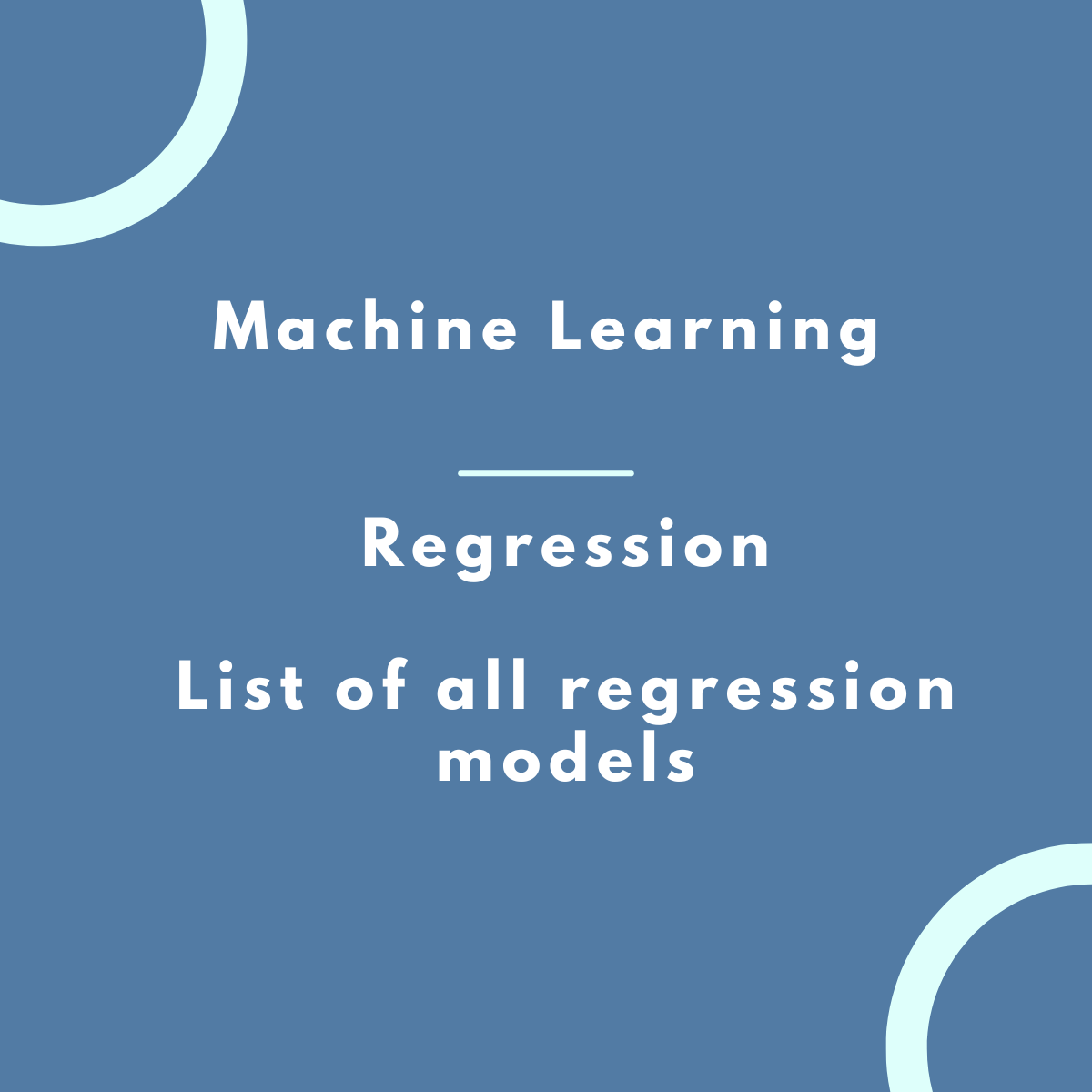 MACHINE LEARNING REGRESSION MODELS visual data 8