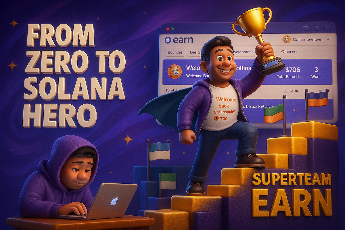 From Zero to Solana Hero: How Superteam Earn Changed My Life | by  𝗖𝗼𝗹𝗹𝗶𝗻𝘀𝗗𝗲𝗙𝗶𝗣𝗲𝗻 | Medium