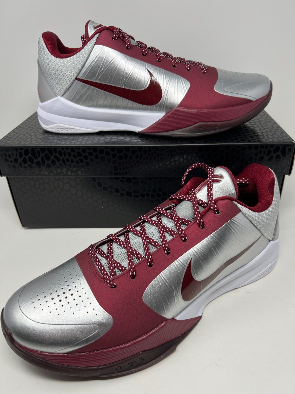 Size 14 Nike Kobe 5 Protro Lower Merion Aces Away Basketball Shoes IM0557–001