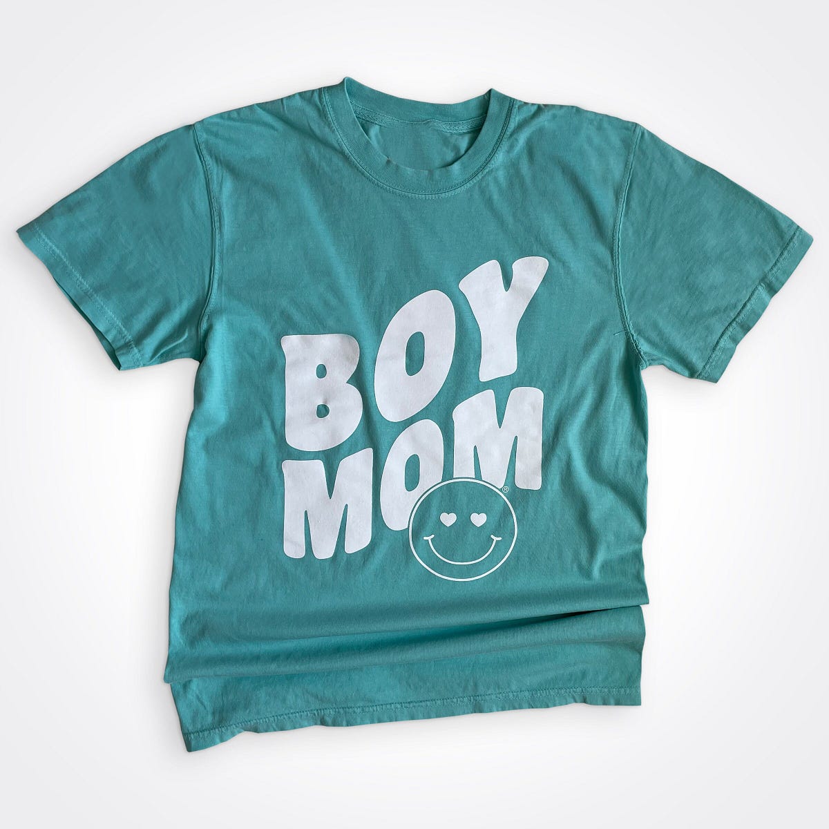 Boymom® Heart Eyes Shirt in Chalky Mint Color, Boy Mom Gift, Boy Mom ...