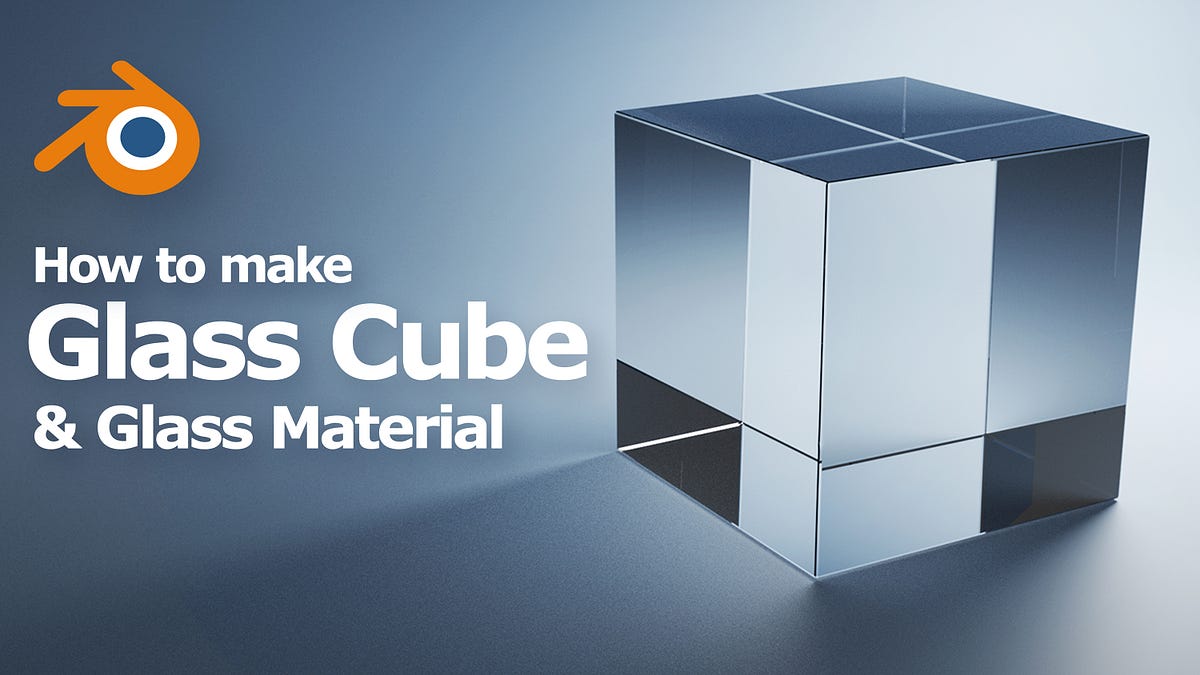 Blender Transparent Glass Cube Quick tutorial to show how to make glass