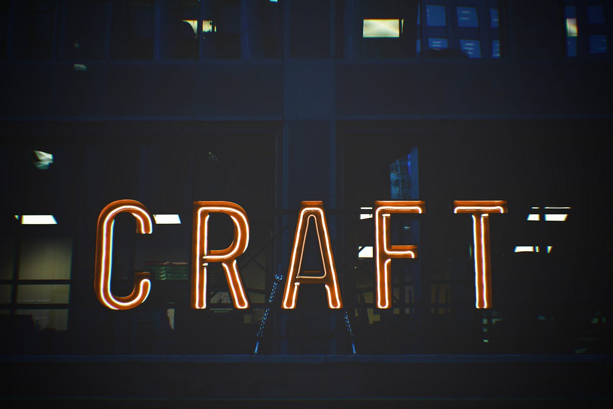 The Importance of Craft. Craft The seemingly impossible skill… by Reed Knecht Prototypr