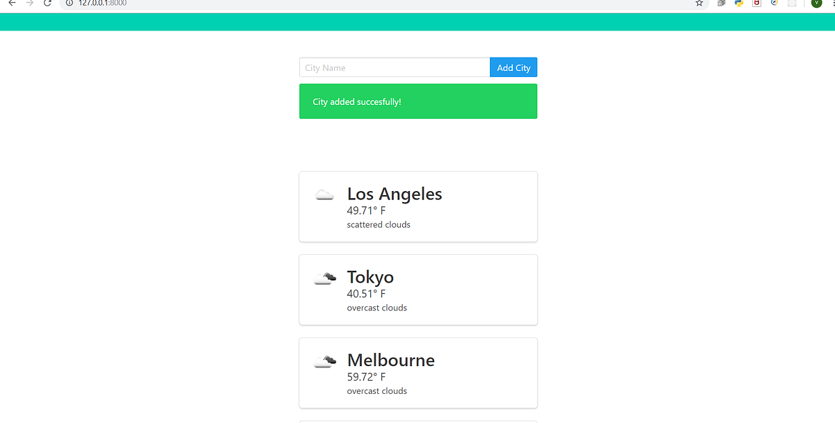 Make a Weather Application using Django Part 2 | by Verdy Evantyo ...
