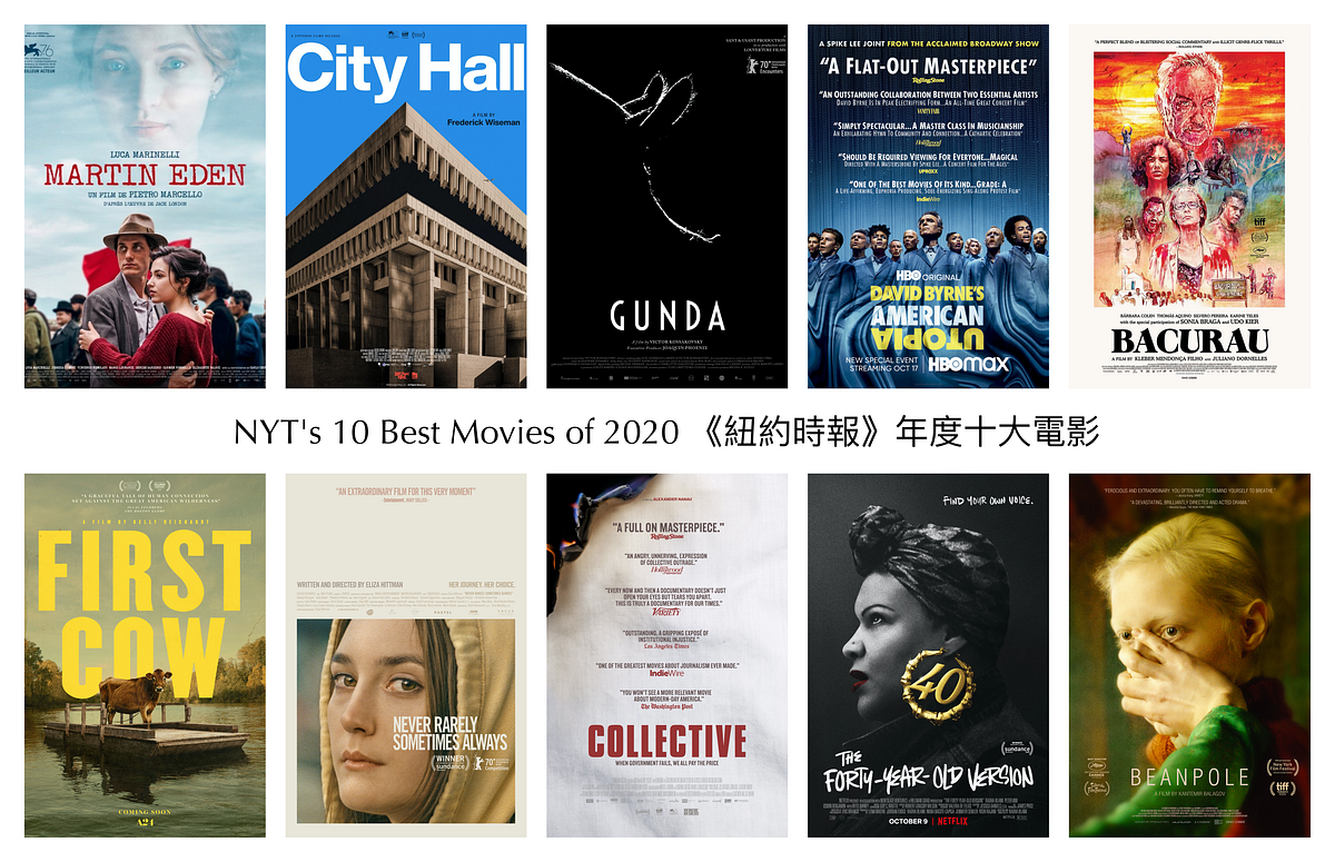 100 BEST MOVIES OF ALL TIME NYT visual data 2