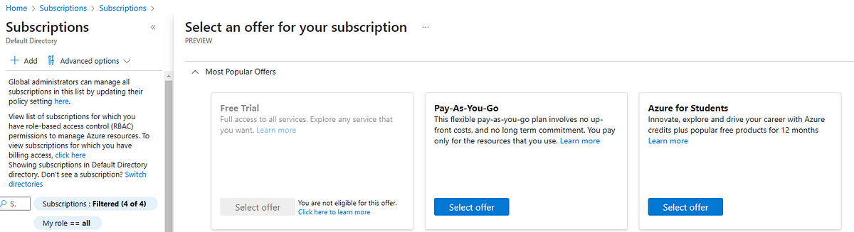 Azure Subscription for Enterprise via Azure Portal | by Ripon Banik ...