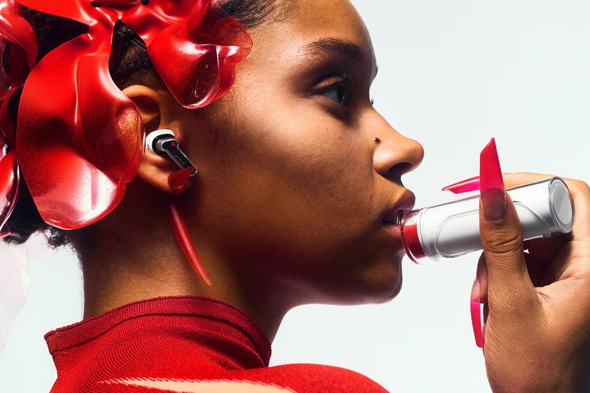 Want a lipstick lookalike that plays music? The Nothing Ear (Stick