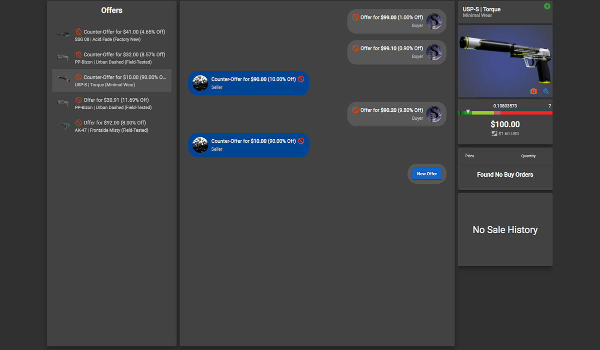 Introducing Bargaining and Payoneer on CSGOFloat Market by CSGOFloat