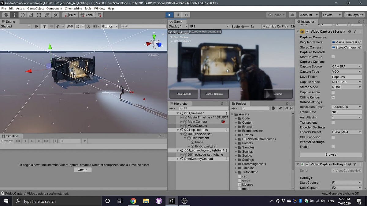 What Is Cinemachine And Timeline In Unity? - Michael Lam - Medium