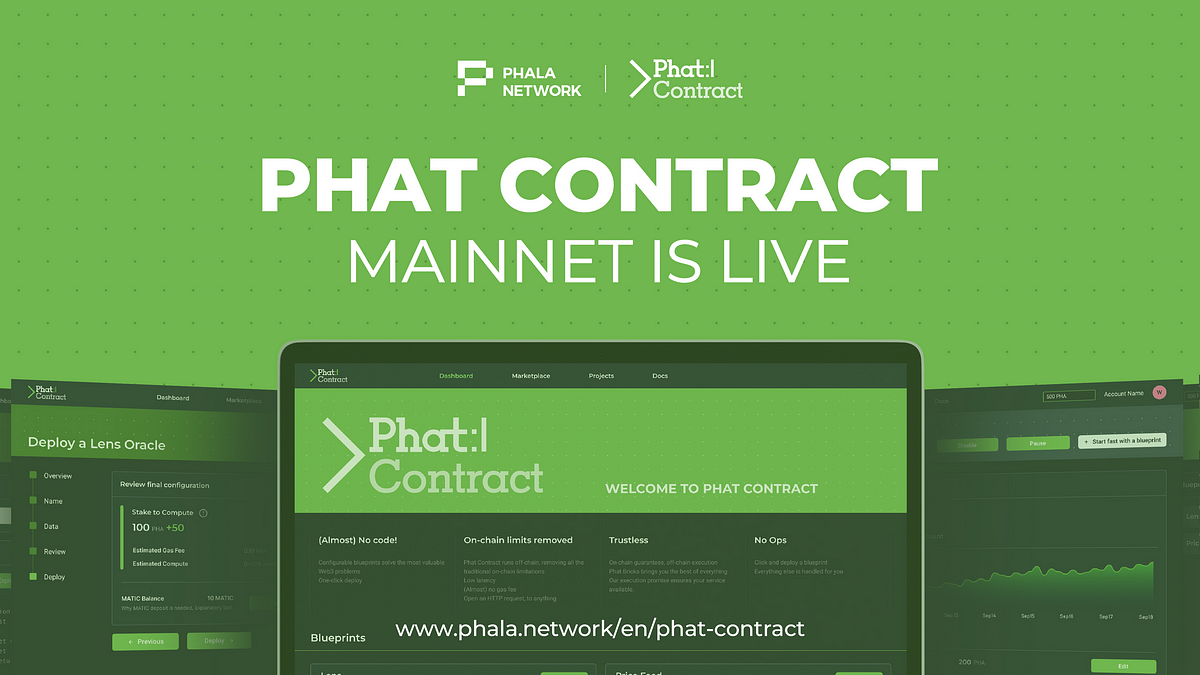 Phat Contract: Smart Contracts. Now Smarter.