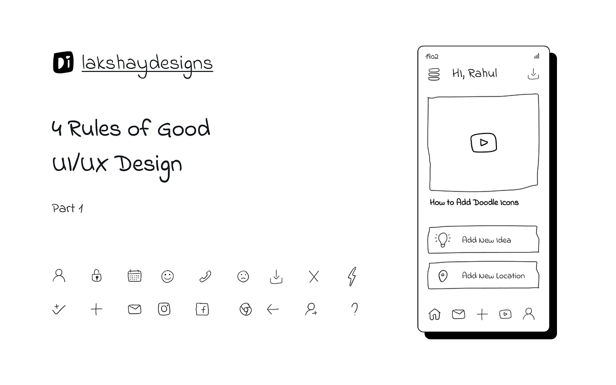 Golden Rules of UI/UX Design: Part 1 | by Lakshay Prajapat | Nov, 2023 ...