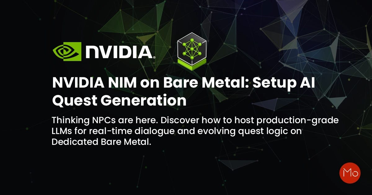The Thinking Engine: Deploying NVIDIA NIM for Dynamic Quest Generation on Bare Metal
