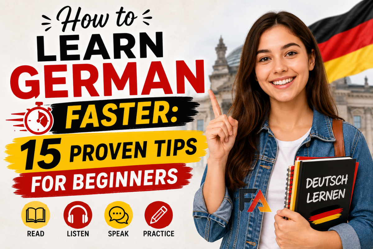 How to Learn German Faster: 15 Proven Tips for Beginners