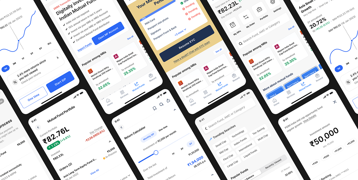 Introducing Mutual Fund Investments for NRIs within SBNRI app — UI/UX ...