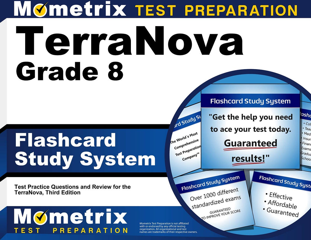 [READ][BEST]} TerraNova Grade 8 Flashcard Study System: TerraNova Test ...