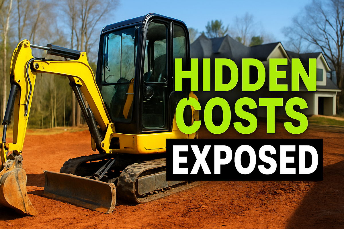 Hourly Rate for Mini Excavator & Operator What Contractors DON’T Want