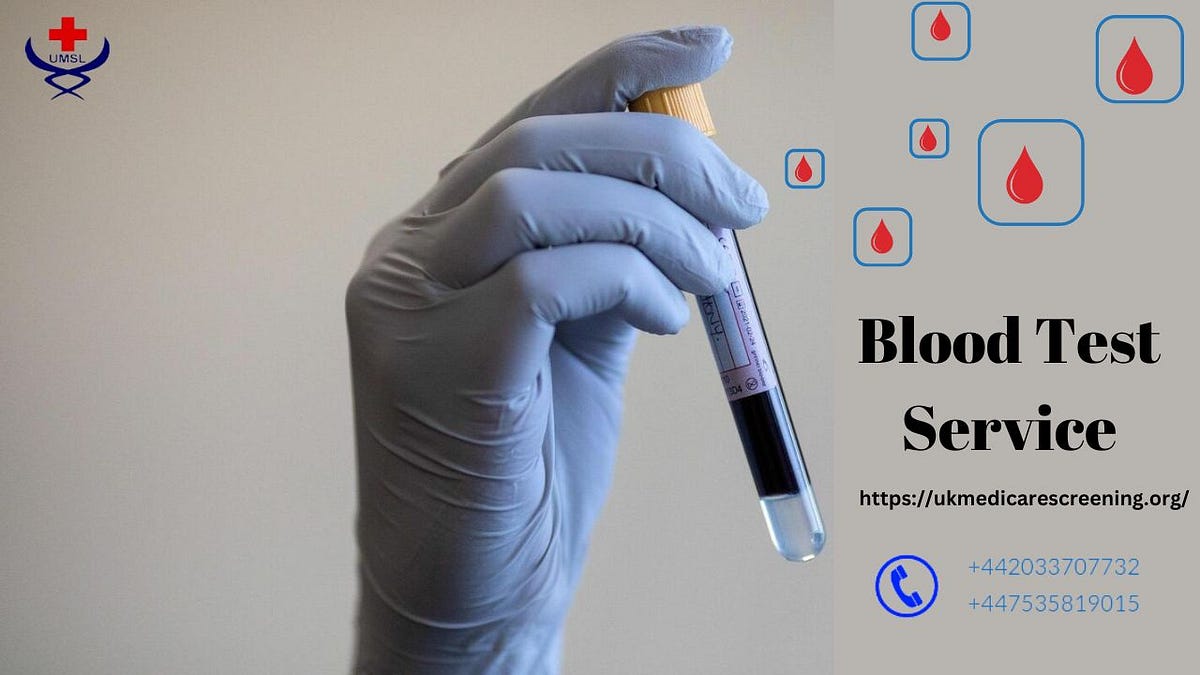 Blood Test Service. Looking for the