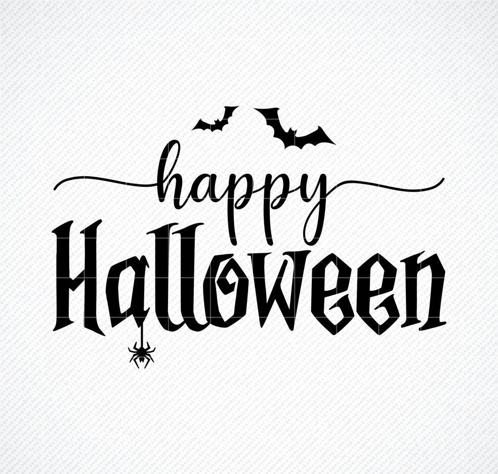 Happy Halloween SVG, Halloween sign SVG, Halloween svg, cricut