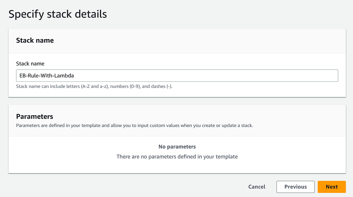 CloudFormation EventBridge integration with Lambda by Fahim Fahad