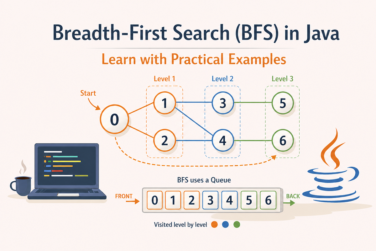 Breadth-First Search (BFS) in Java: Learn with Practical Examples | by ...
