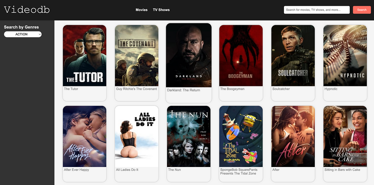 Building A Movie And Tv Show Database With Html Css Javascript And Building A Movie And Tv Show Database With Html Css Javascript And