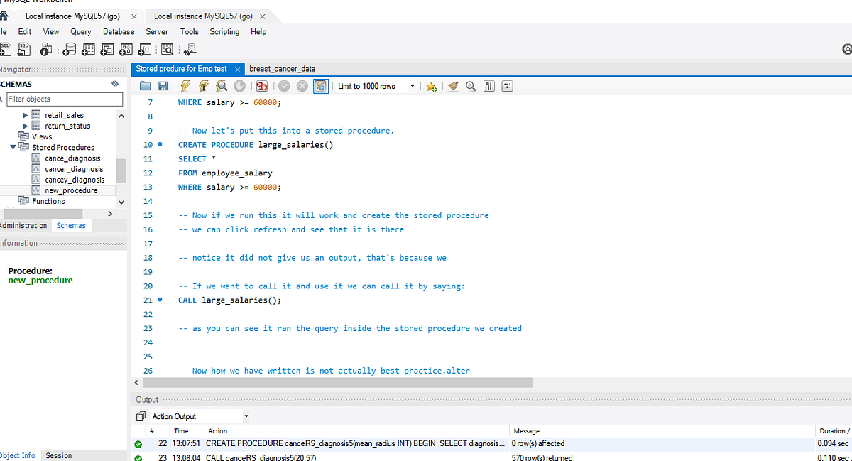 Creating Stored Procedures in SQL (Day 10 Challenge) | by Mukuriankatha ...