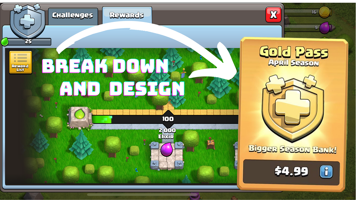 Clash of Clans Gold Pass Breakdown and Design Goals by Game Design