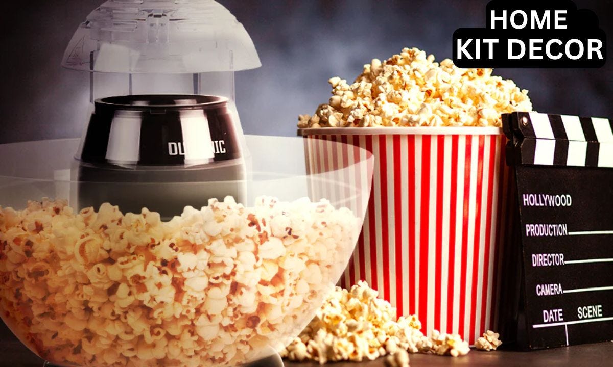 Presto 04811 PopLite My Munch Hot Air Popcorn Popper — Personal Sized, Built-In Serving Bowl…