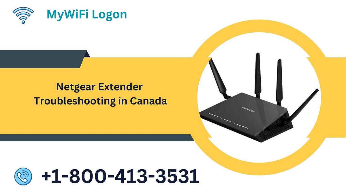Netgear Extender Troubleshooting in Canada Call +18004133531