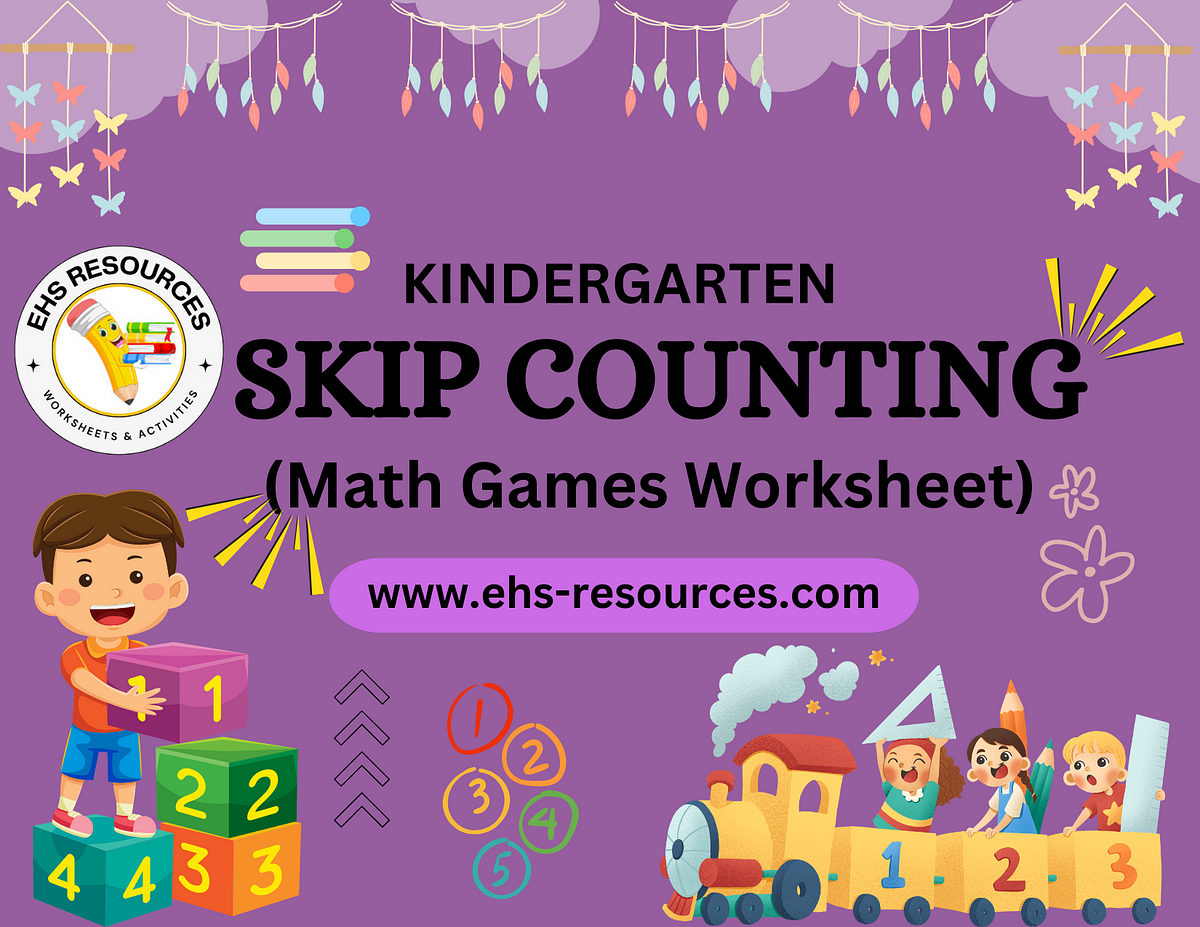 Mastering Skip Counting: Fun Kindergarten Math Worksheets 