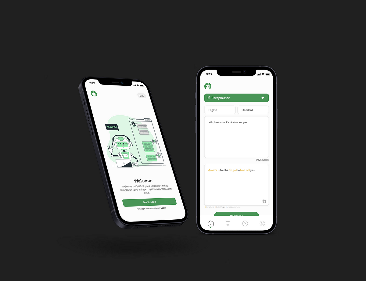 Case Study: Quillbot Mobile App. 1. Project Overview | by Anusha Patil ...