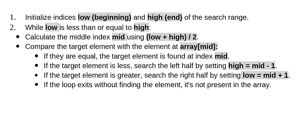 Binary Search in C. Binary search is a search algorithm… | by Augustine ...