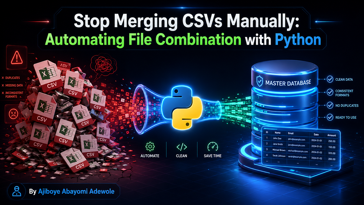 Stop Merging CSVs Manually: Automating File Combination with Python ...