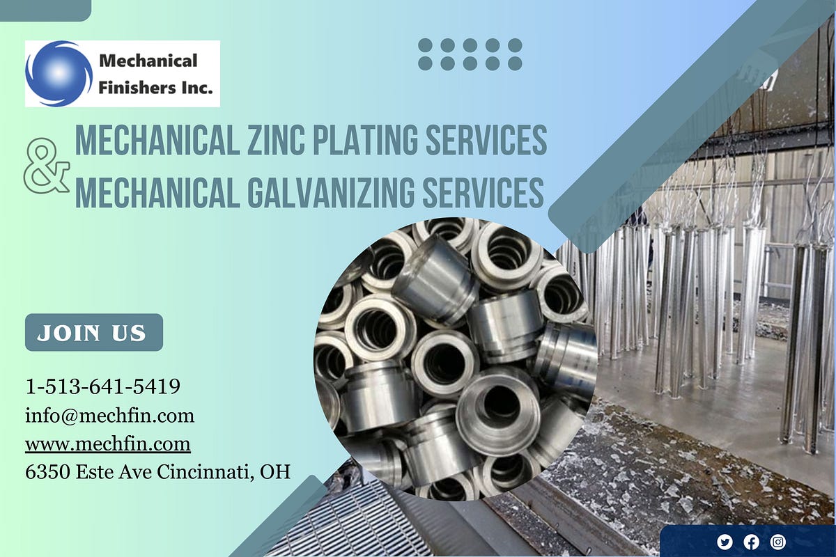 Mechanical Zinc Plating Services Mechanical Galvanizing Services