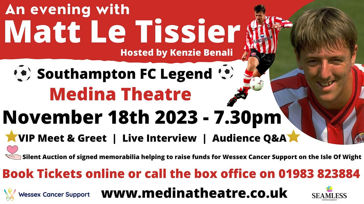 Evening with a Saints football legend and how YOU could win VIP tickets!