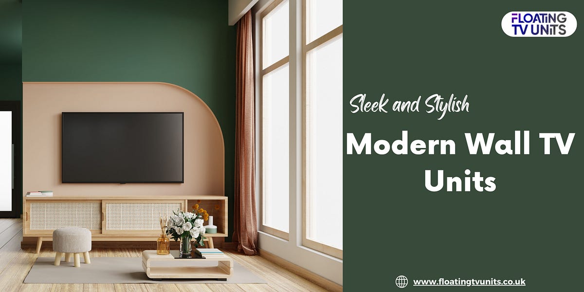 Wall Tv Units — Floating TV Units - Modern Floating TV Unit - Medium