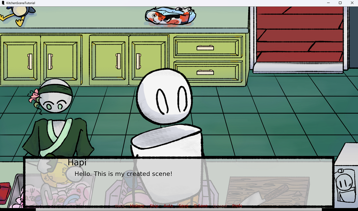 A Quick Tutorial to Making a Scene in Ren’Py | by Ckhauo | Sep, 2025 ...