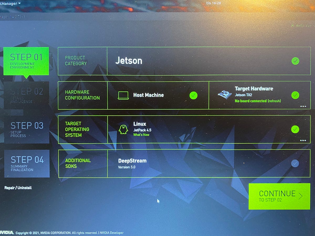 Nvidia Jetson tx2 flash Yuezhou Medium